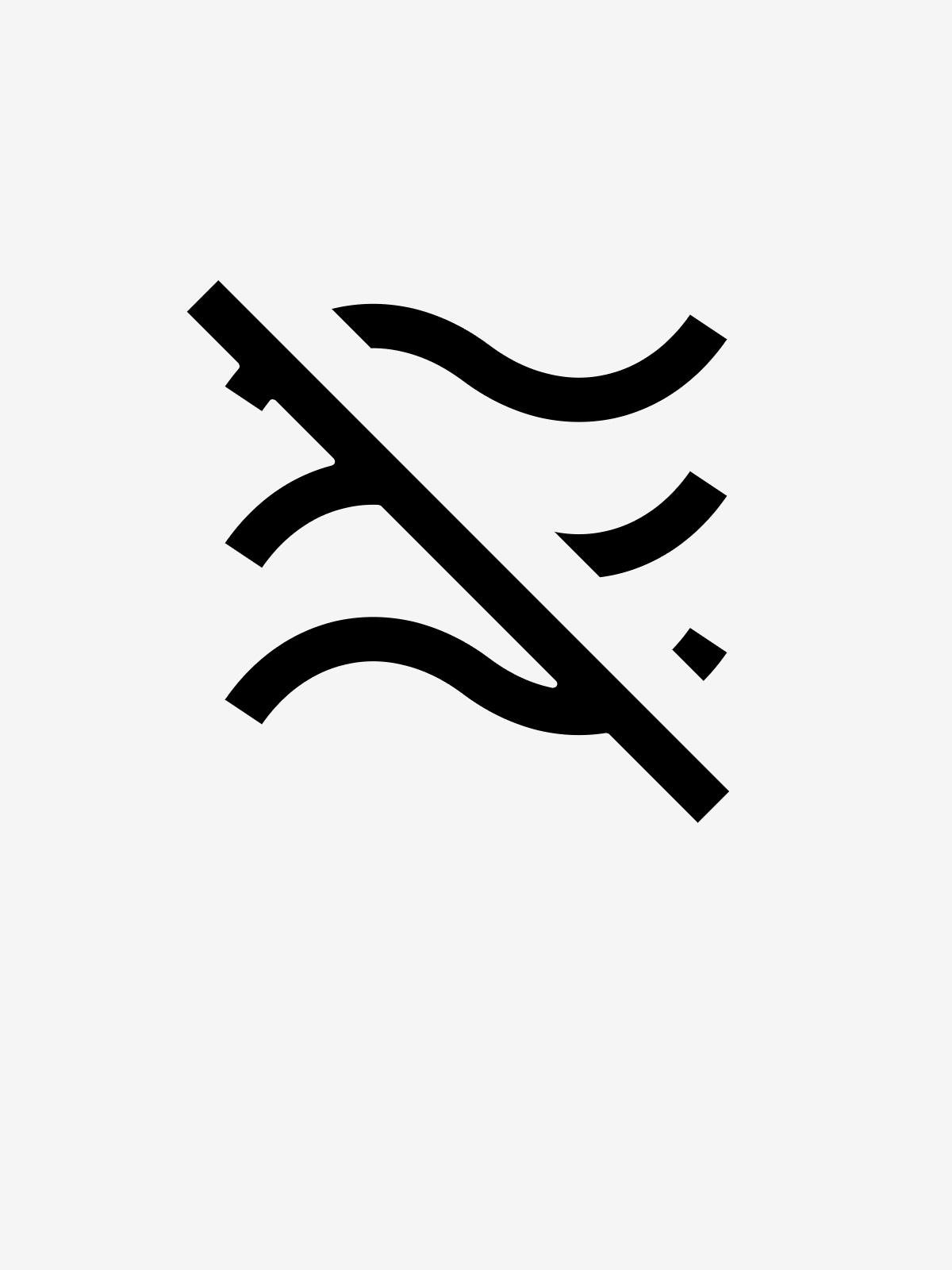 An airtight symbol in black