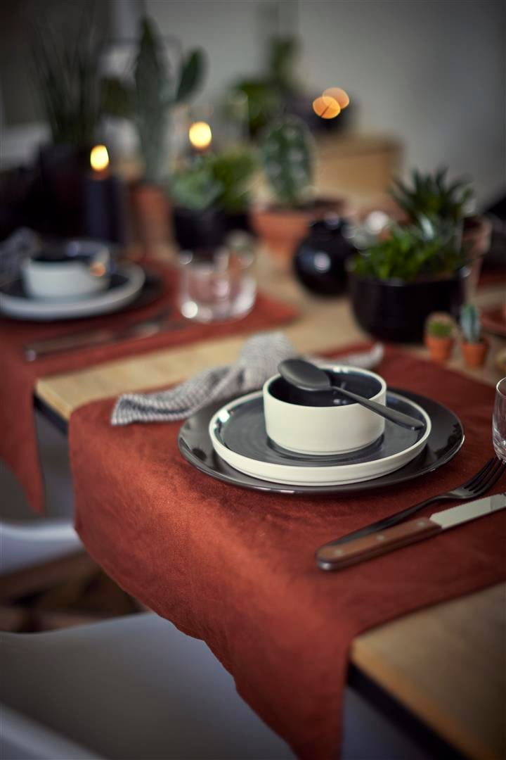 An autumn table setting