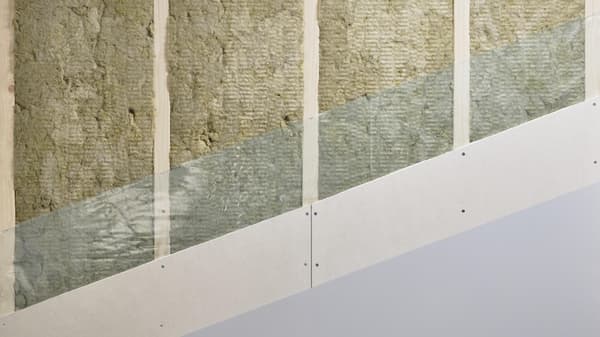 An example of different types of stud walls such as drywall, lath & plaster.
