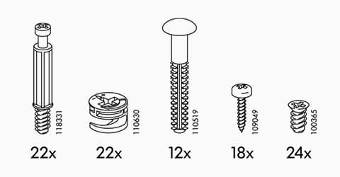 an example picture of screws and other items. 