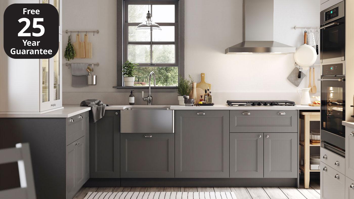AXSTAD Grey Kitchen - IKEA Ireland