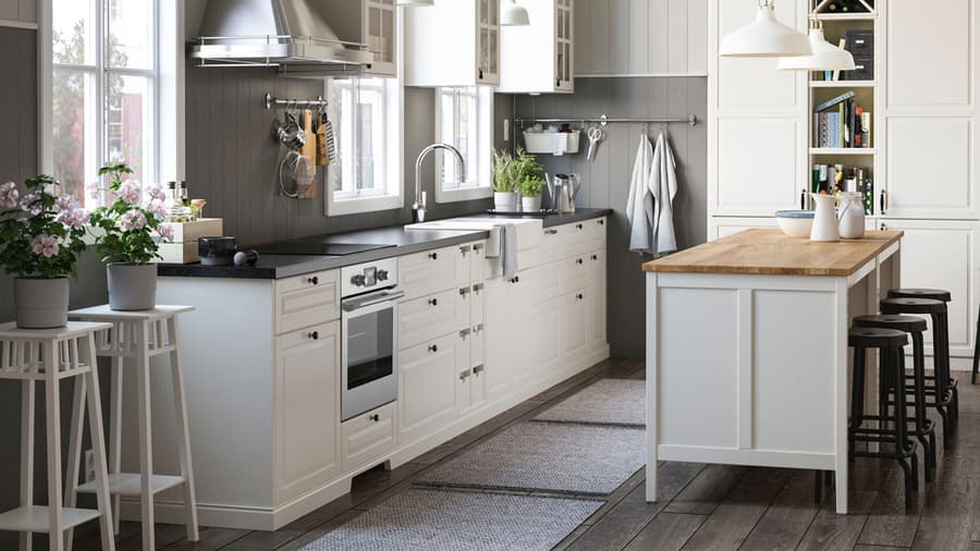 AXSTAD White Kitchen - IKEA