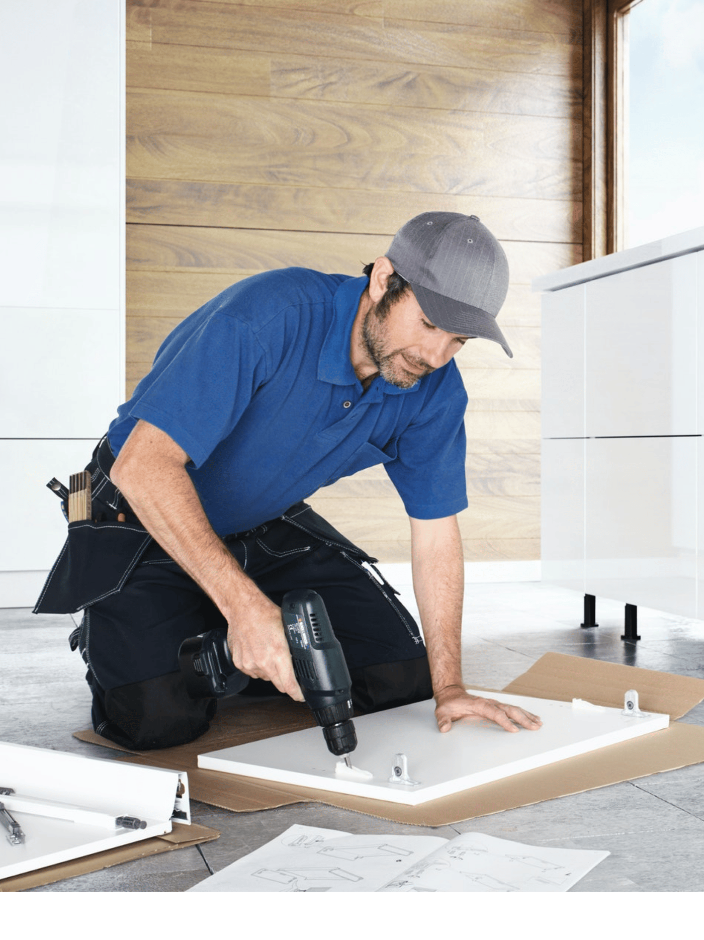 An IKEA coworker providing assembly services