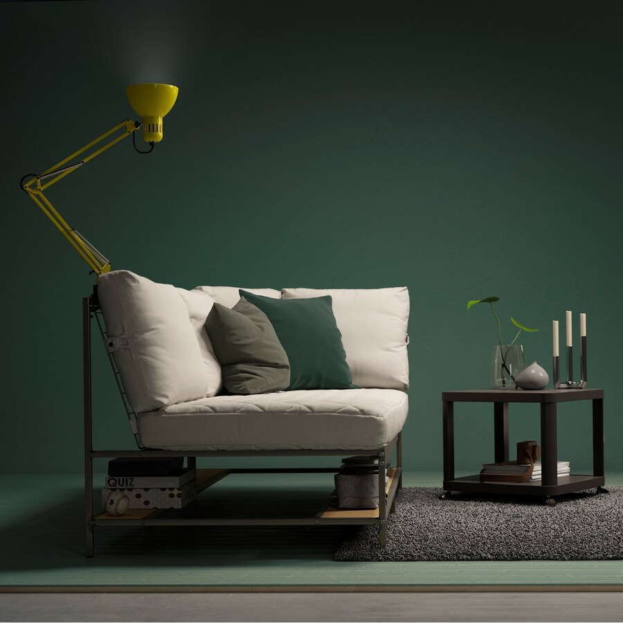 an ikea ekebol sofa with storage comes with cream coloured chair