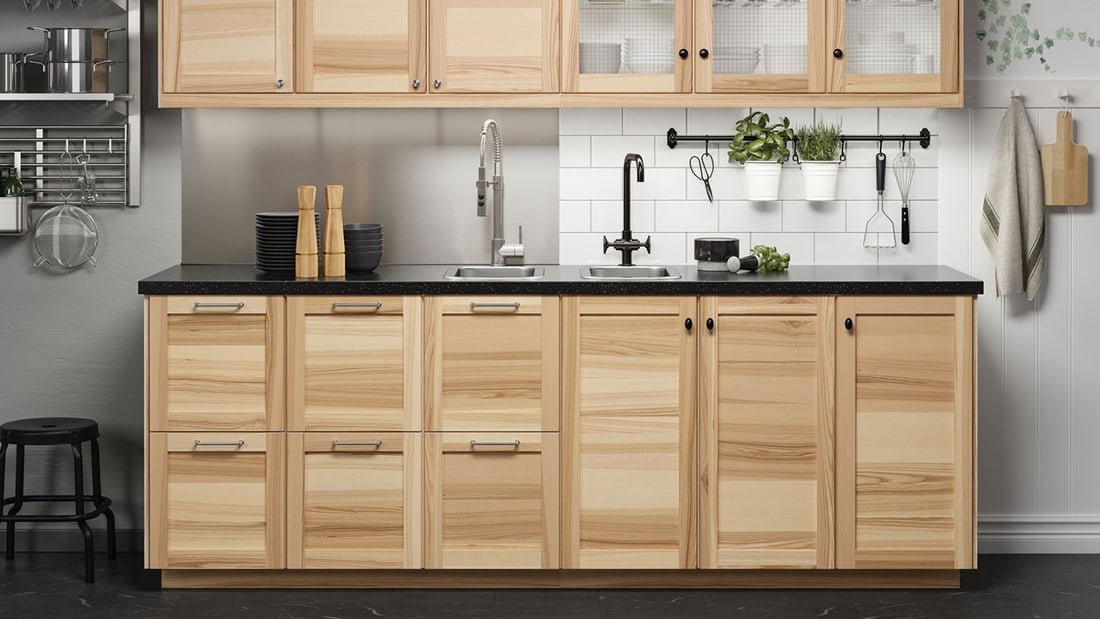 VOXTORP Walnut Effect Kitchen IKEA