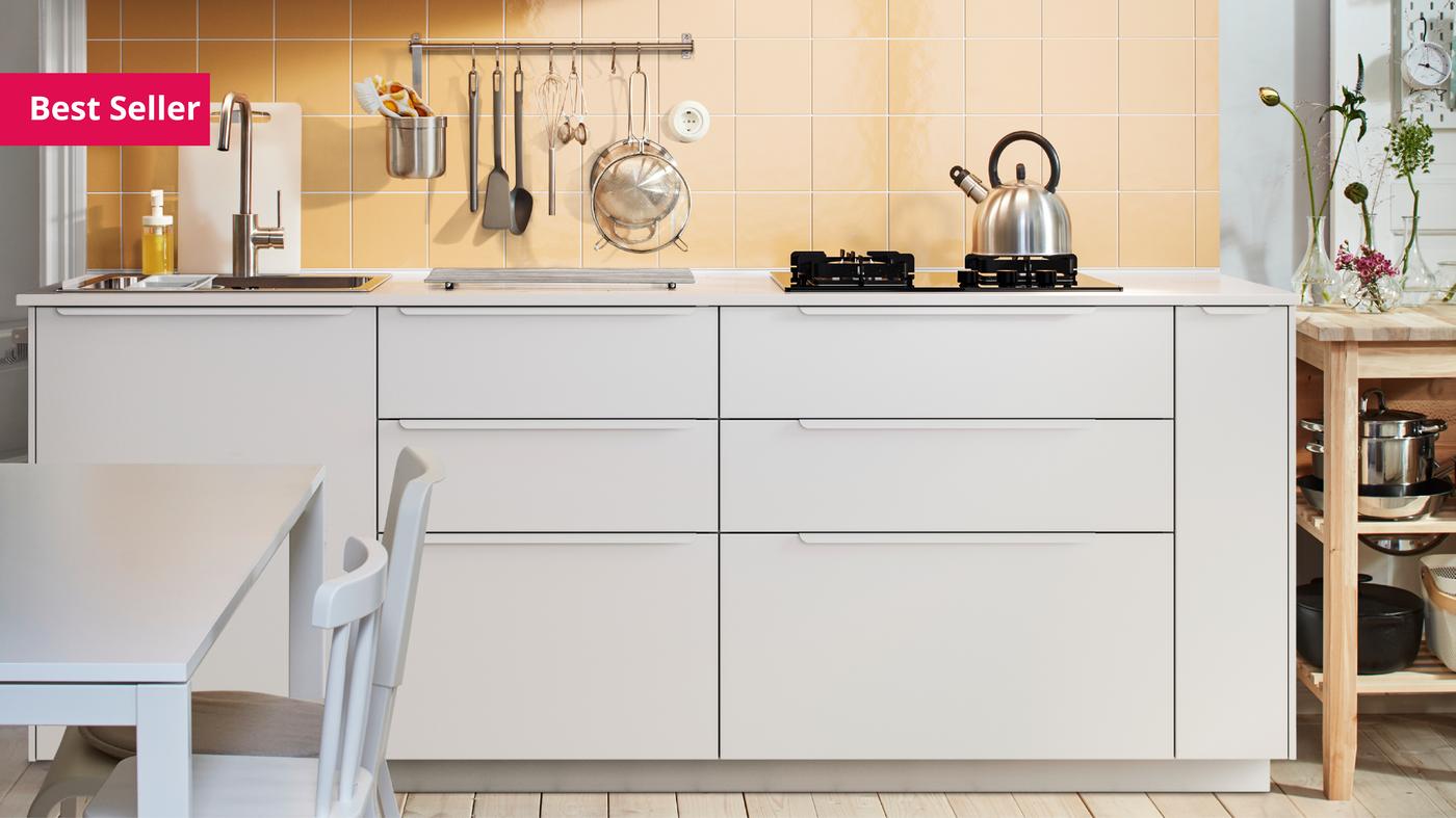 Matt White Kitchen - METOD Kitchen System - IKEA UK