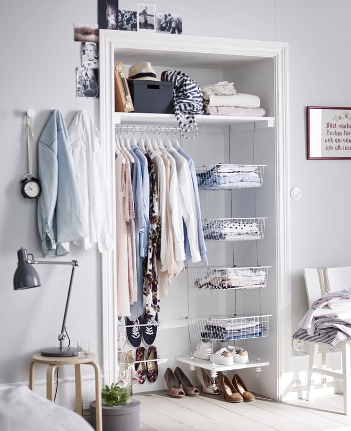 Open wardrobe ideas for your bedroom IKEA IKEA