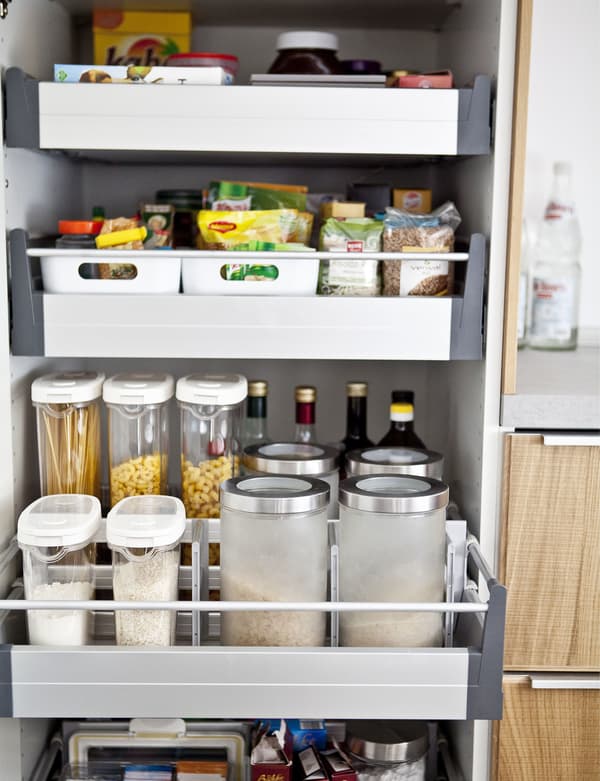 Organizador de cajones de cocina España  Kitchen drawer organization,  Custom kitchen drawers, Pantry design