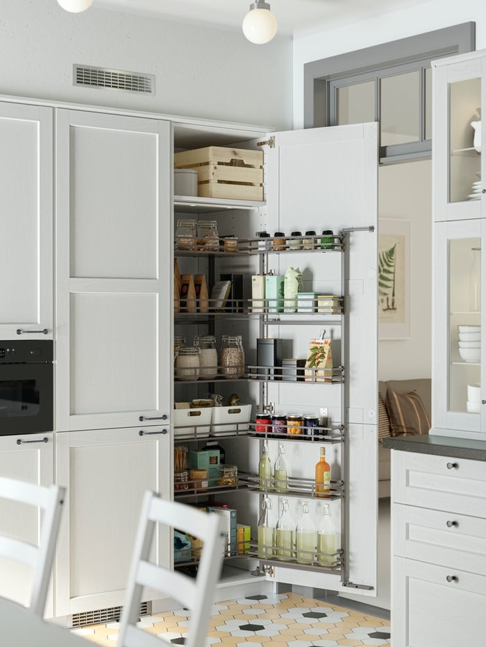 Matt White Shaker Kitchen METOD Kitchen System IKEA