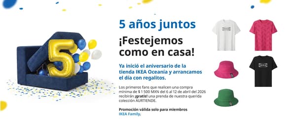 Aniversario 5 años de IKEA Oceanía con regalos exclusivos para miembros IKEA Family
