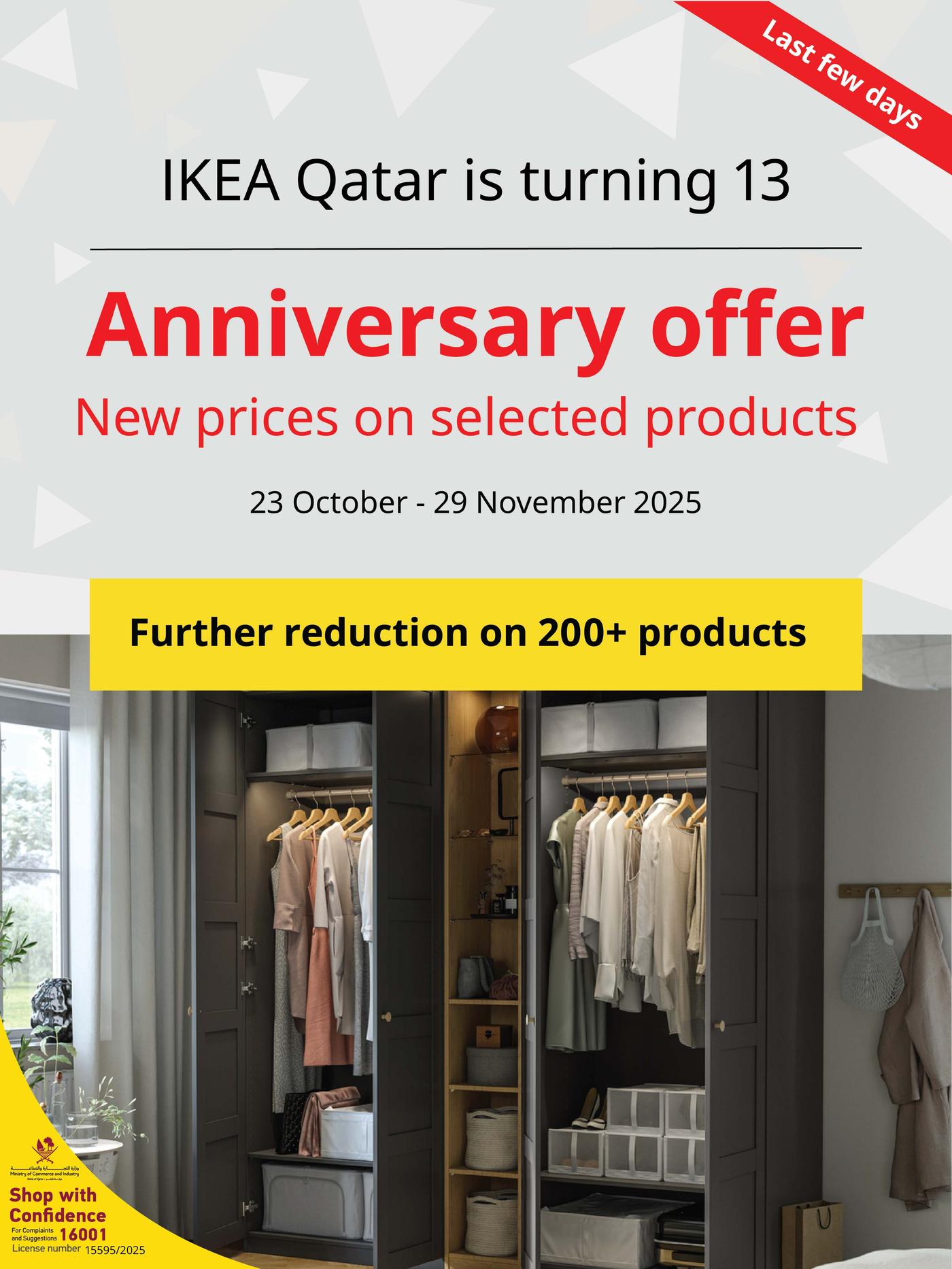 Anniversary offer Last few days
