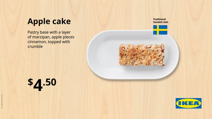 IKEA Dessert Menu Australia Restaurant Food Menu IKEA