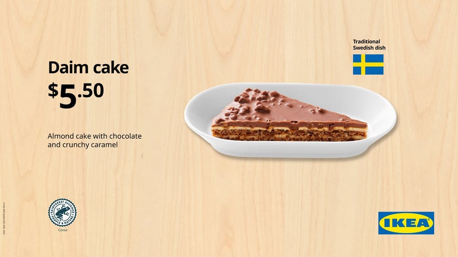 IKEA Dessert Menu Australia Restaurant Food Menu IKEA