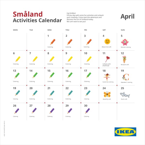 April joys in Småland, IKEA Tebrau!