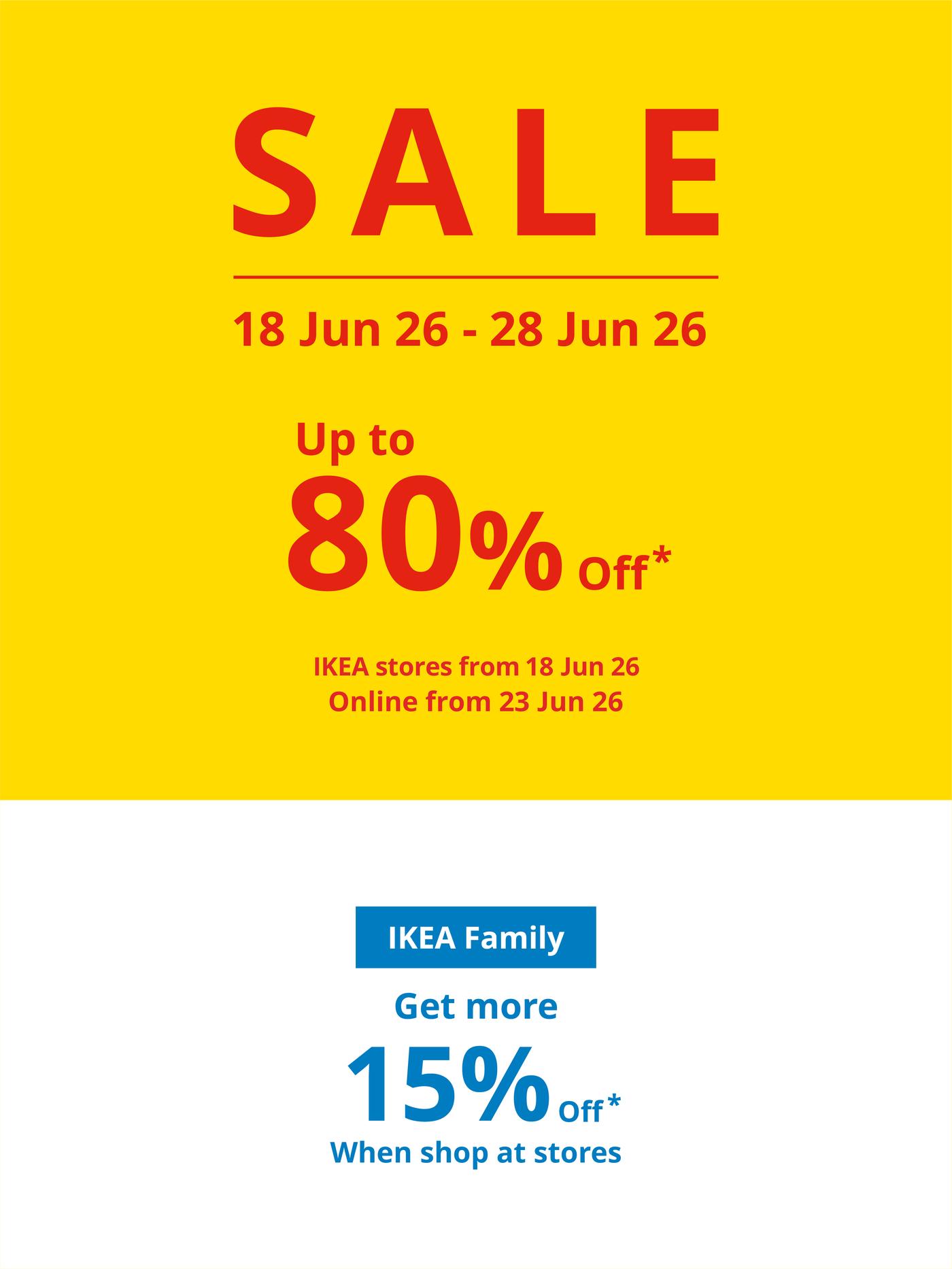 Are you ready? IKEA SALE is about to start!