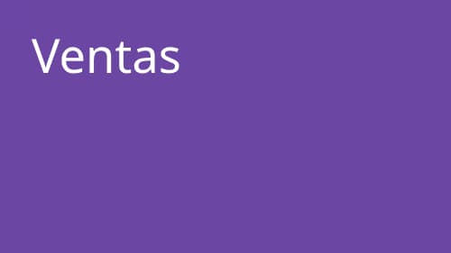 área de ventas