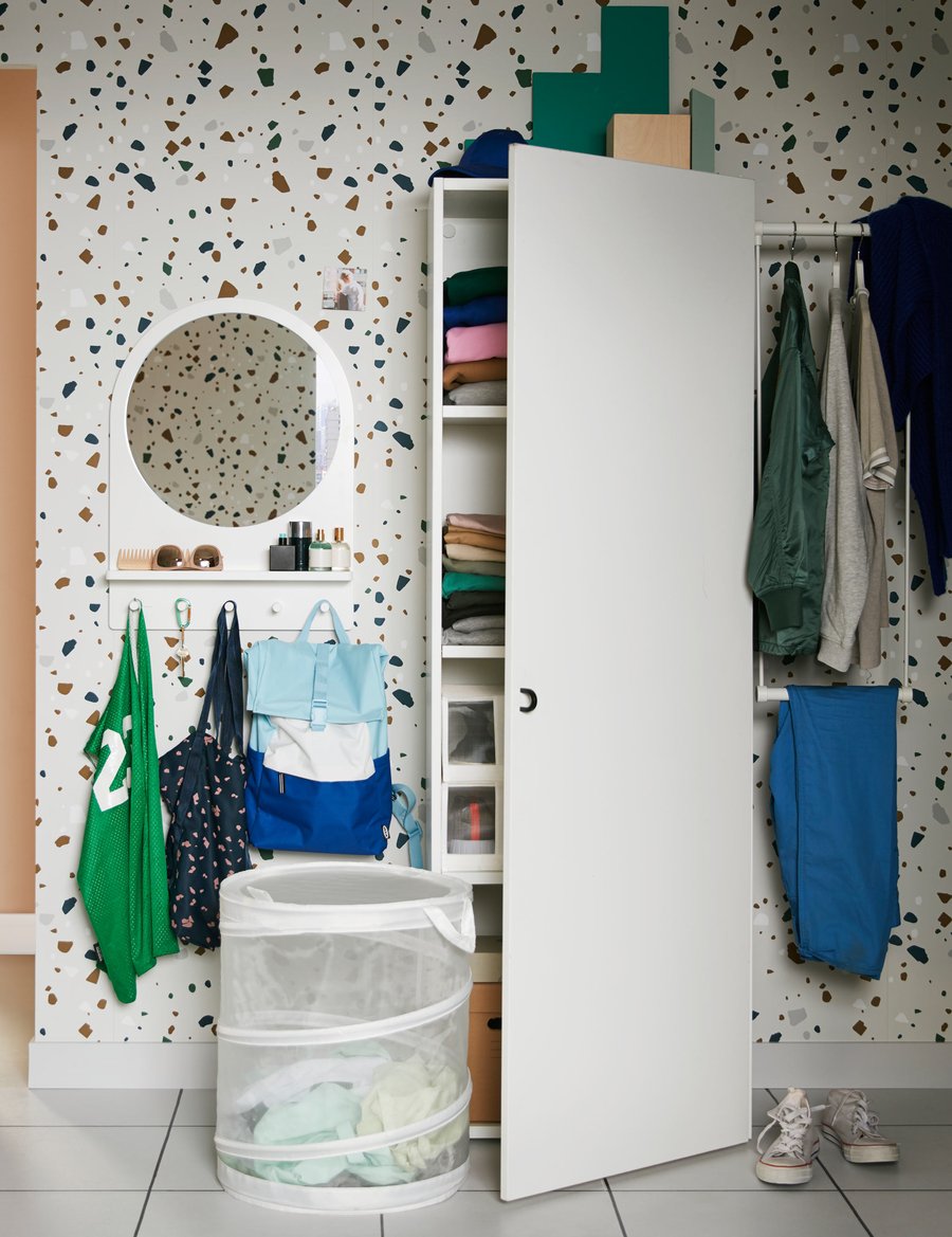 Un dormitorio moderno en azul para preadolescentes - IKEA