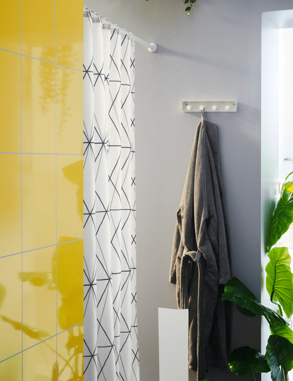 As cortinas aportan un cambio de aspecto ao teu baño sen necesidade de obras
