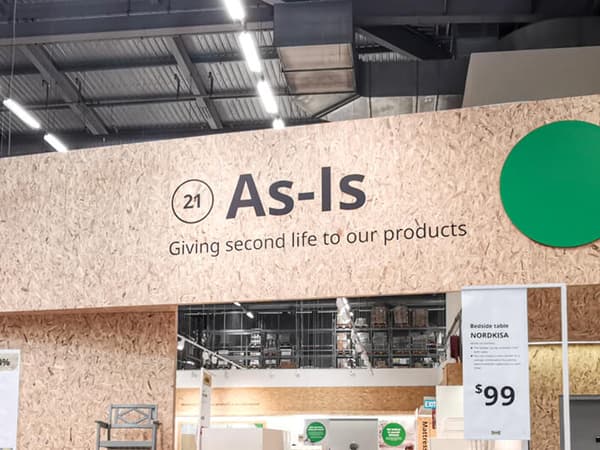 As-is Auction at an IKEA store