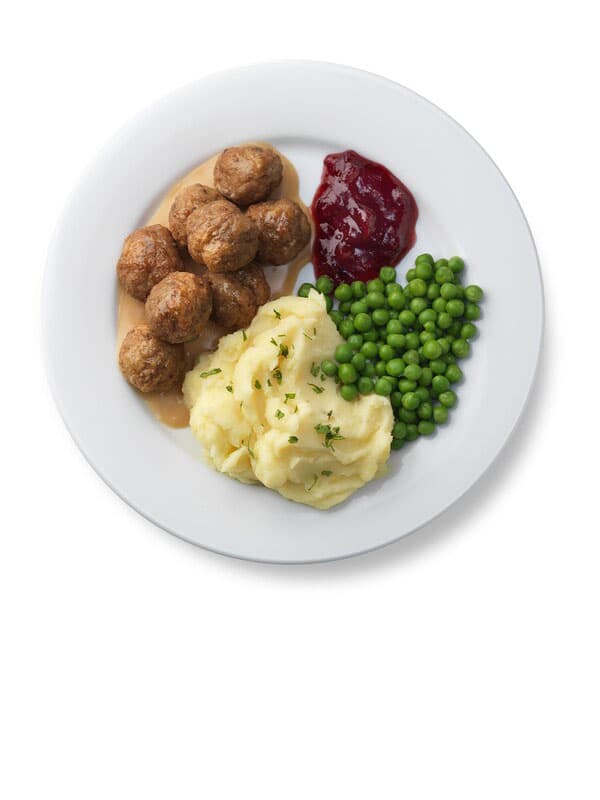Assiette de boulettes de viande
