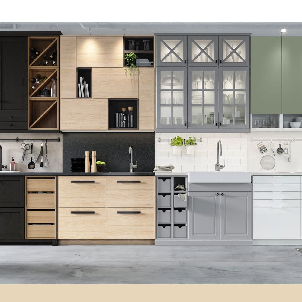 Assortiments de cuisines.