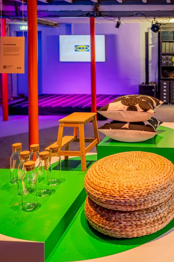Ausstellungsraum von IKEA auf den Köln Passagen