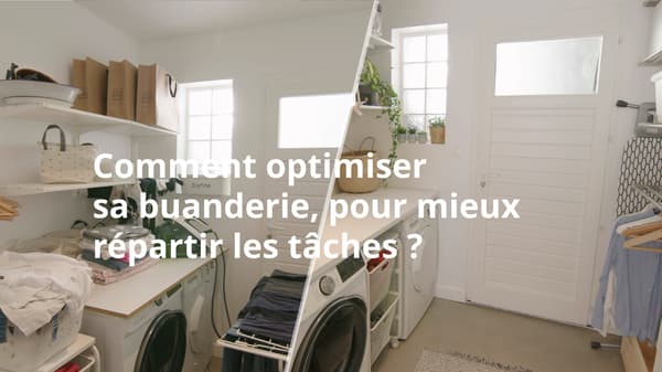avant après d'une buanderie