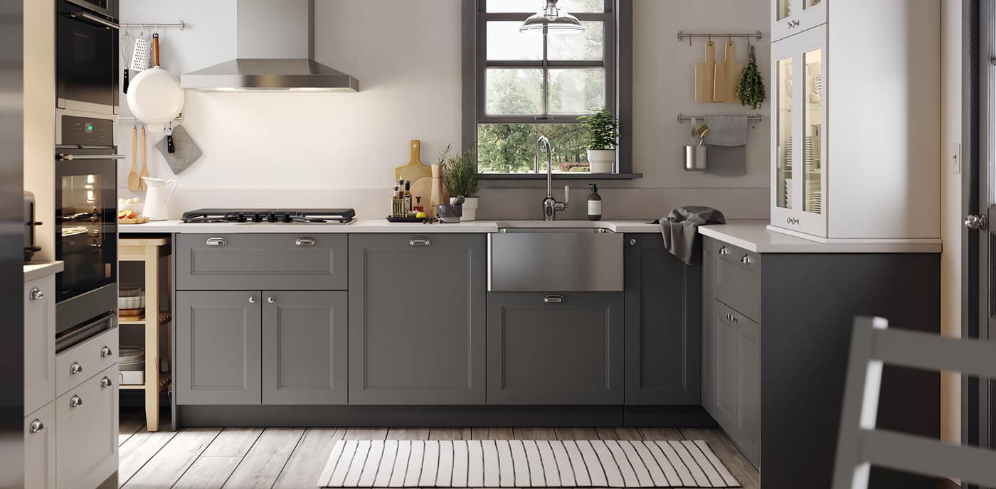 AXSTAD gray kitchen series IKEA