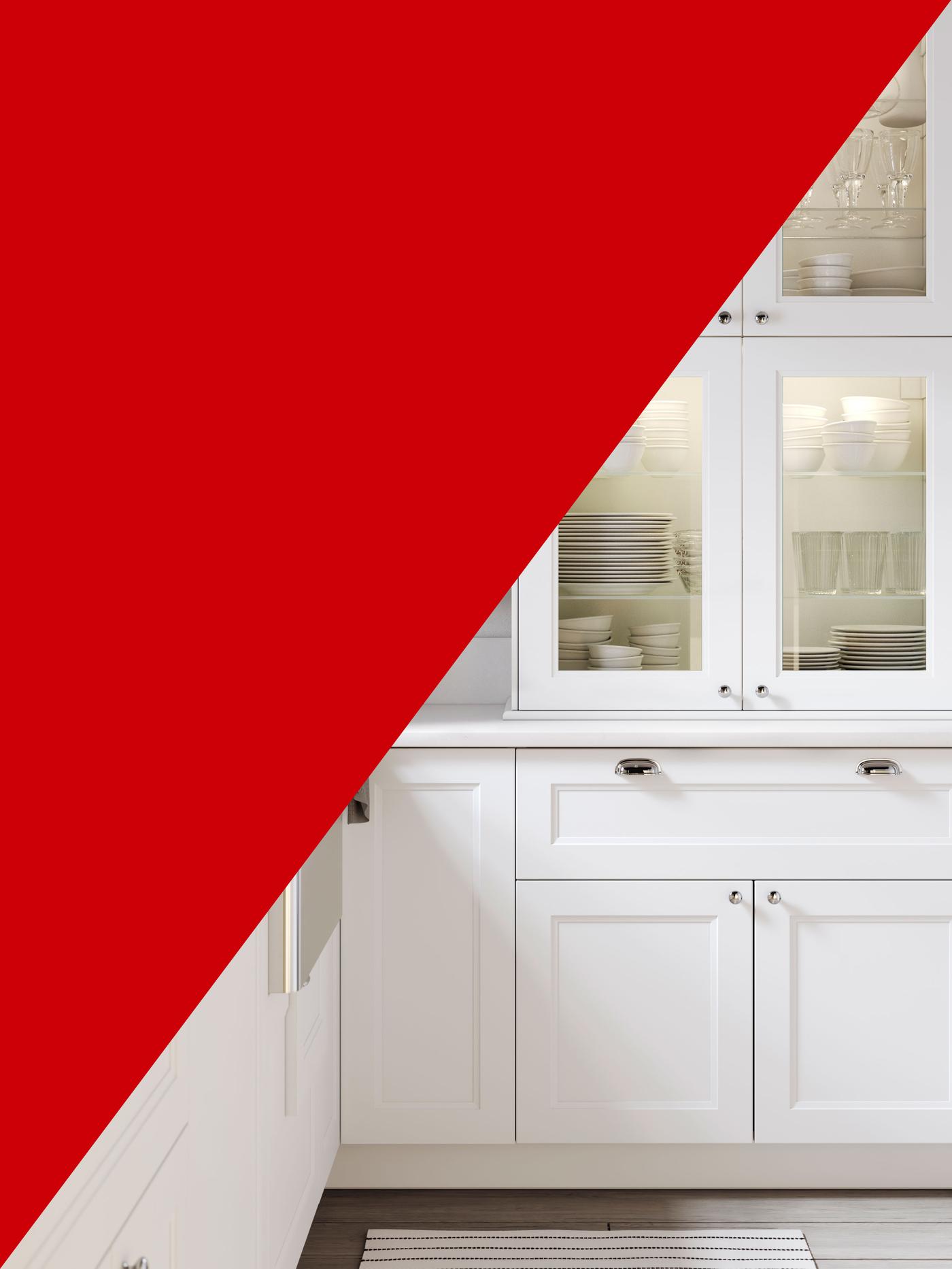 AXSTAD matte white fronts