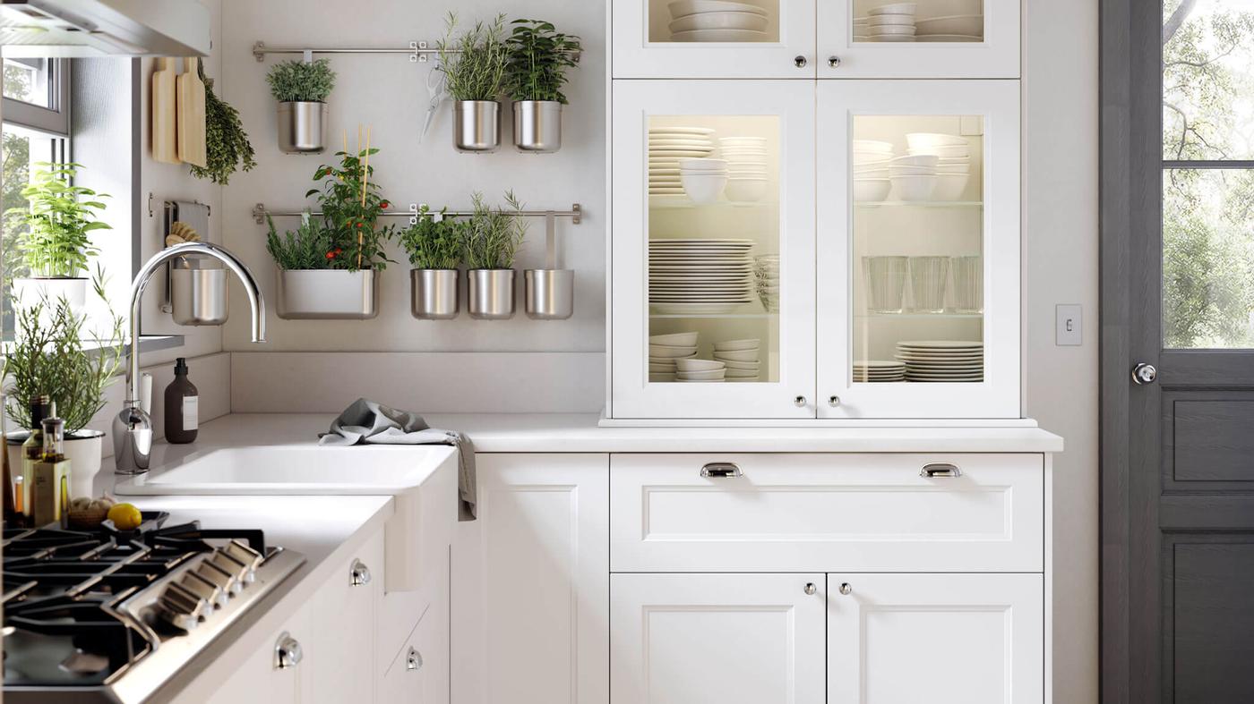Modern White Kitchen Cabinets - AXSTAD Kitchen Series - IKEA