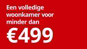 Een volledige woonkamer voor minder dan €499