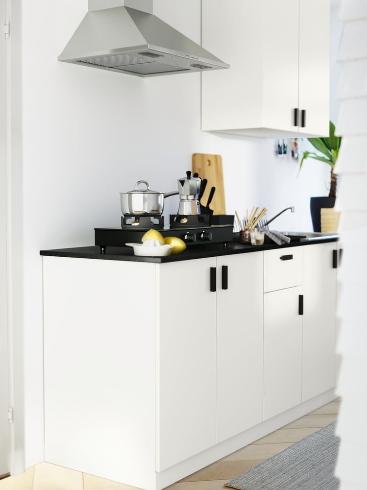A kitchen with a modern touch with VEDDINGE IKEA IKEA Singapore