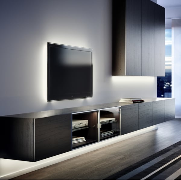 Tiras Led Techo Salon Idea Sala De Estar