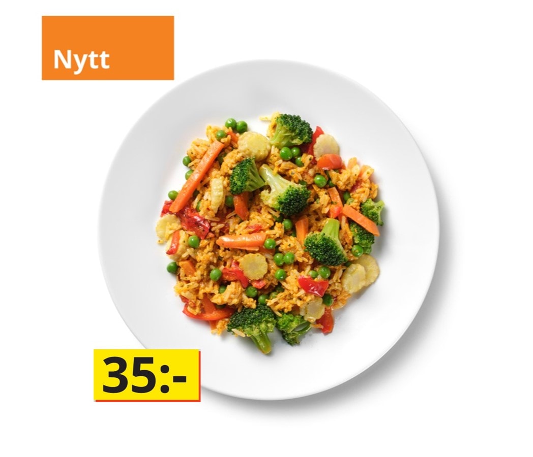 Rispana Rice Meny från restaurangen på IKEA - IKEA