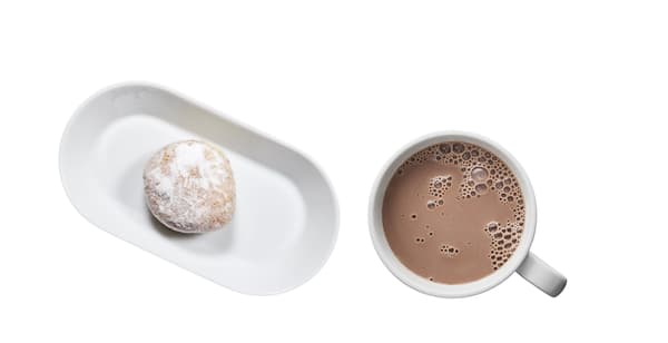 Babyccino, nugátový koblížek
