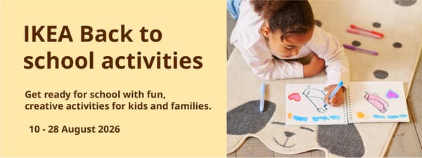 Back to school fun in store activities