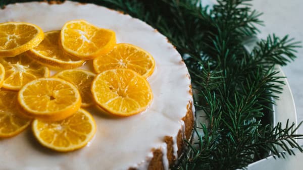 Bak vinterens klementinkake.