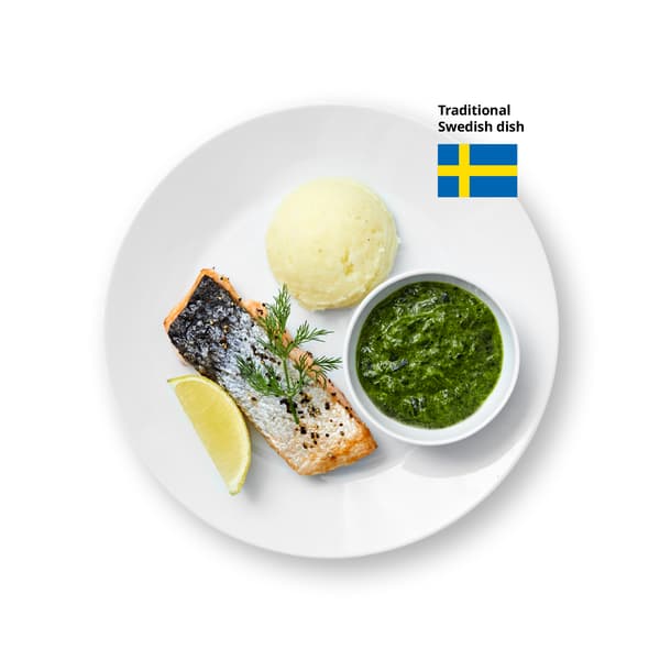 Baked salmon fillet