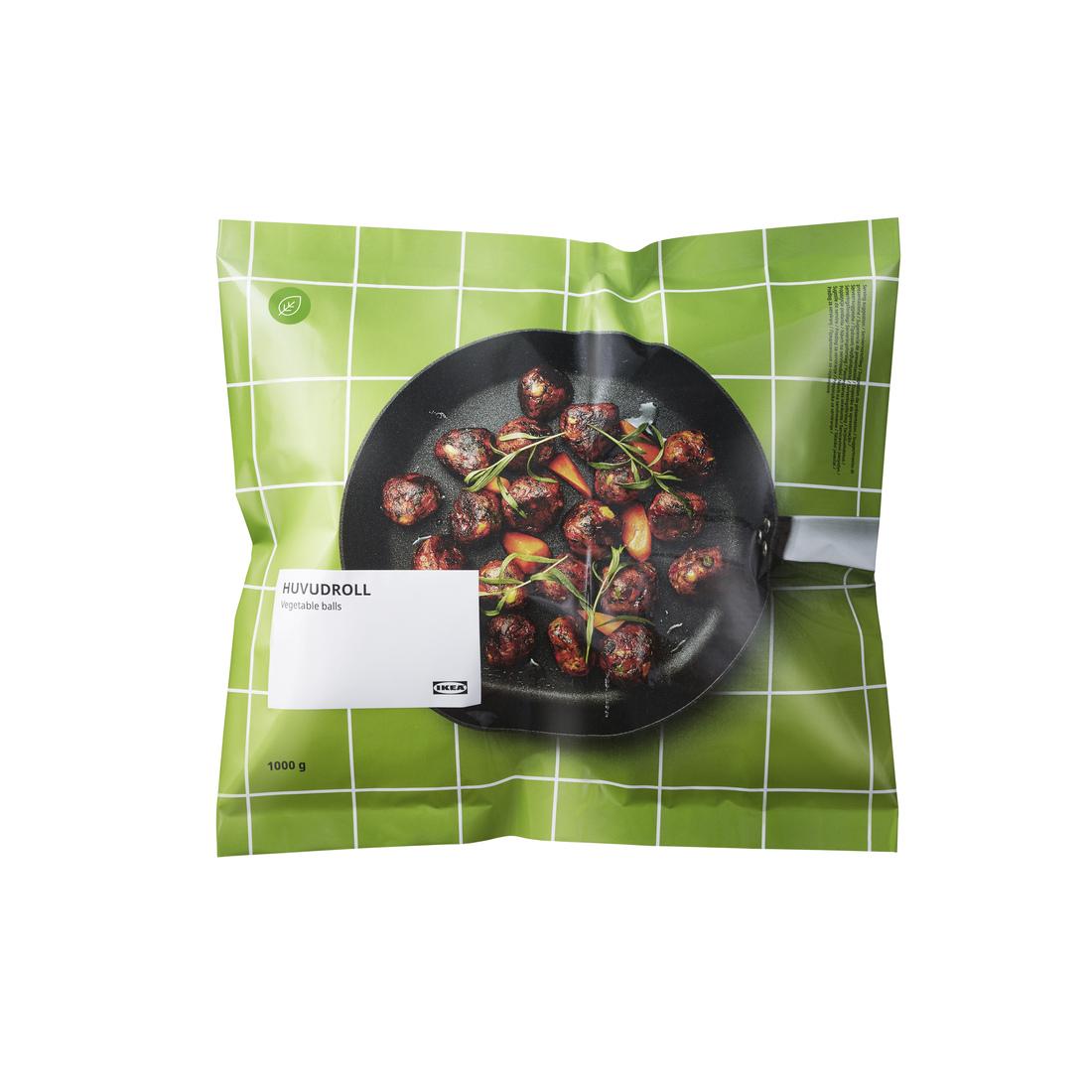 Balení zeleninových kuliček.