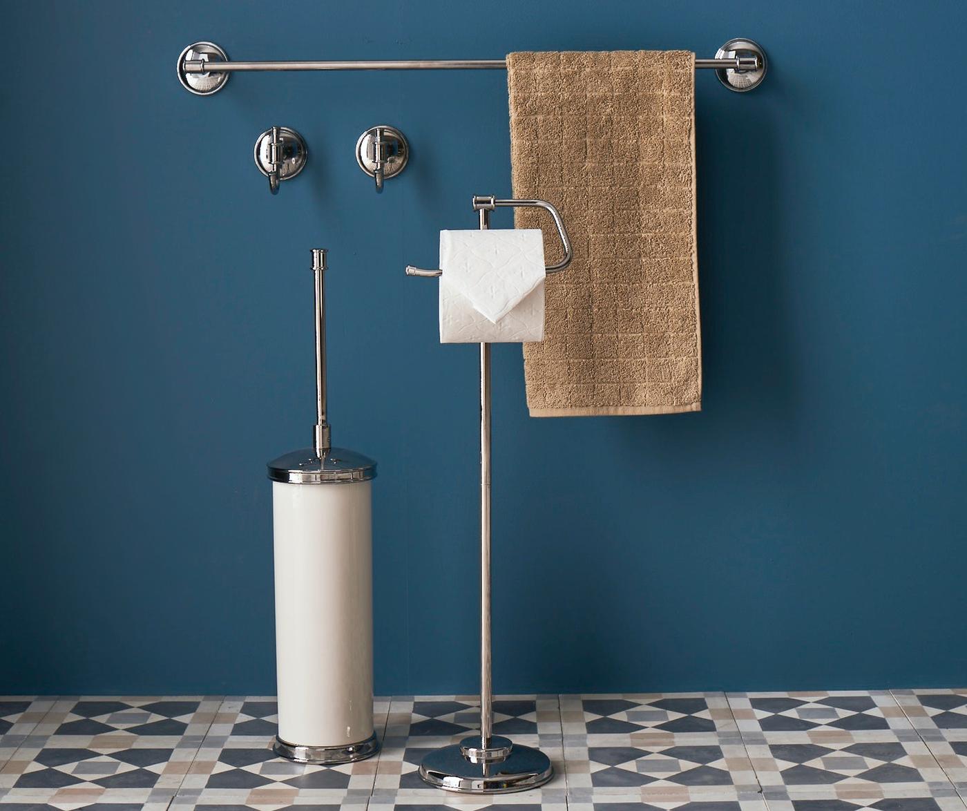 BALUNGEN toilet roll holder, hook, and towel holder.