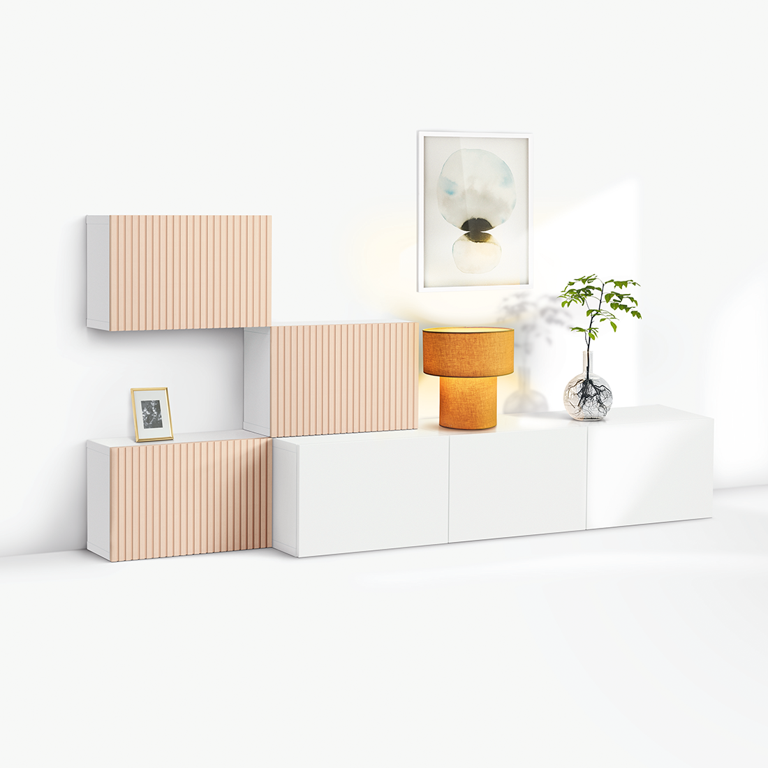 Banc TV et rangement BESTA