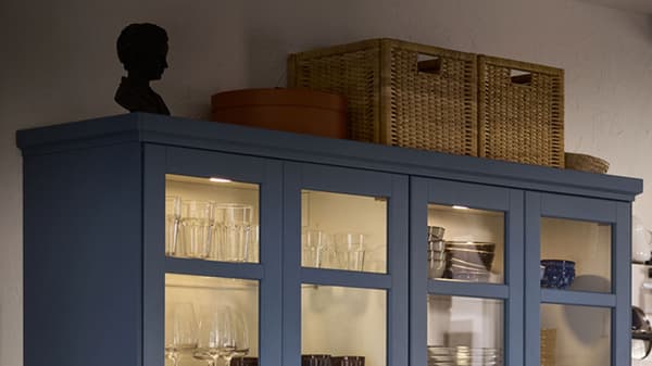 bandeau de décor lerhyttan bleu