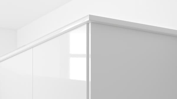 Bandeau décor VOXTORP blanc brillant