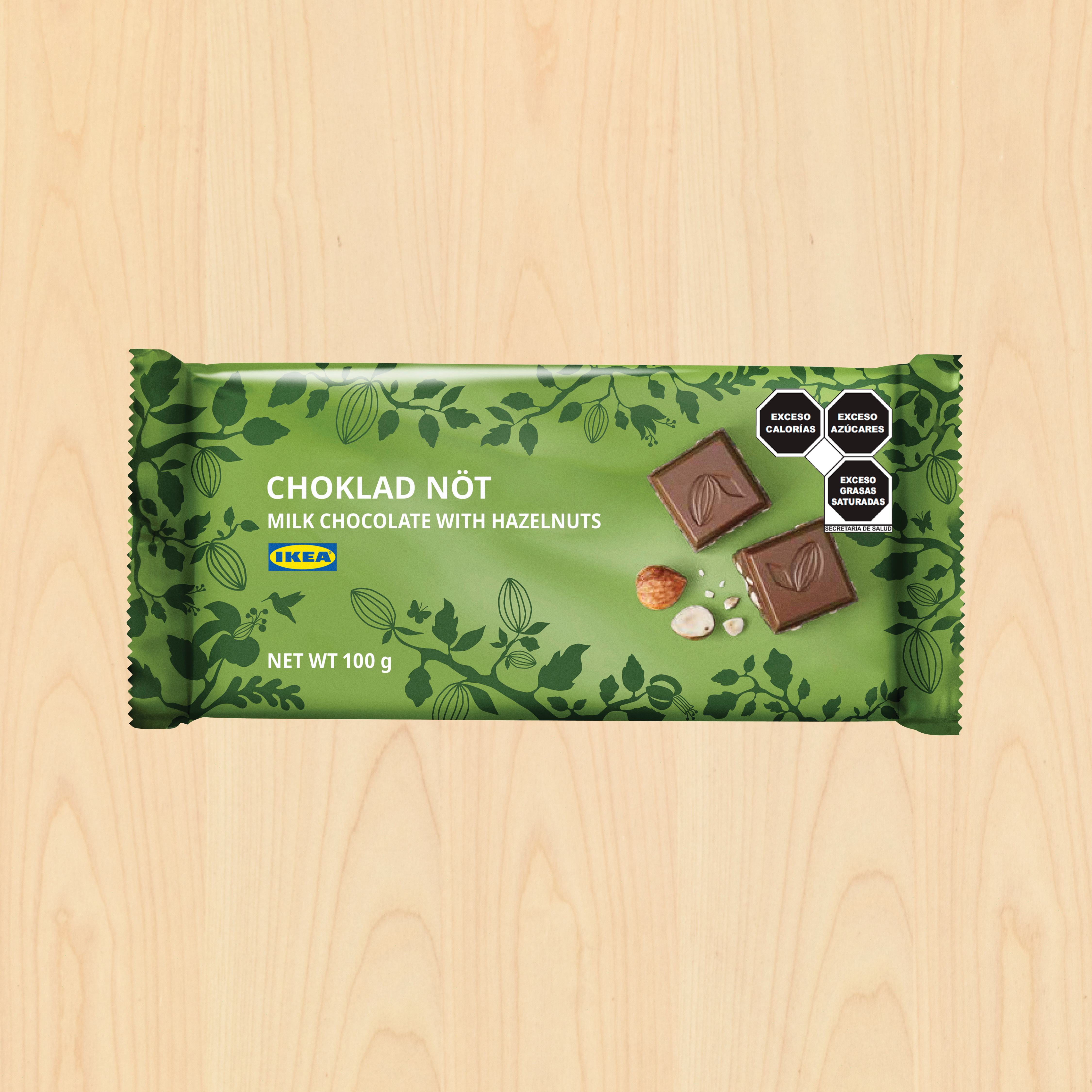 Barra de chocolate CHOKLAD NOT