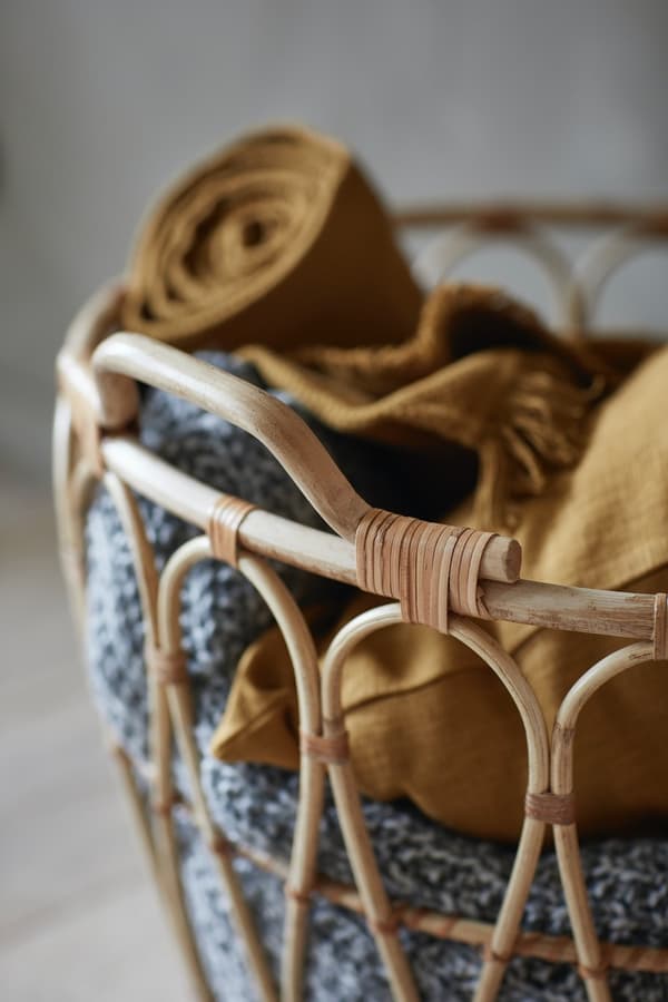 Basket used to store bulky items