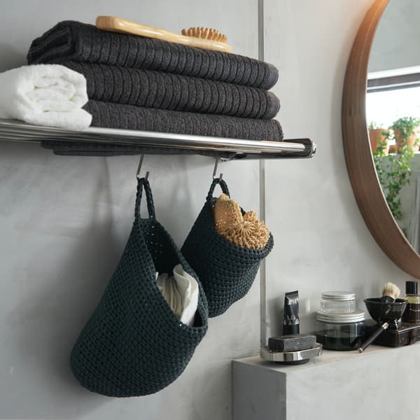 Baskets for organising your bathroom