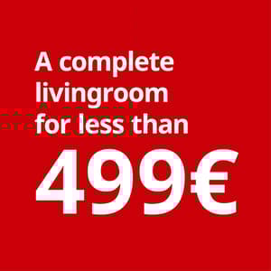 A complete livingroom ​for less than 499€