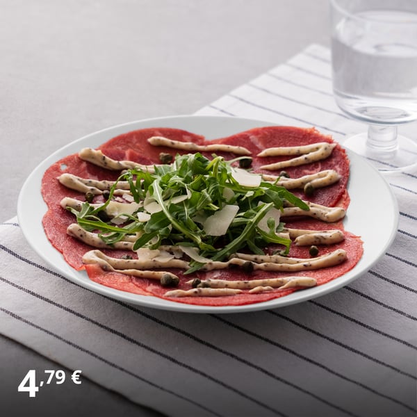 Beef carpaccio