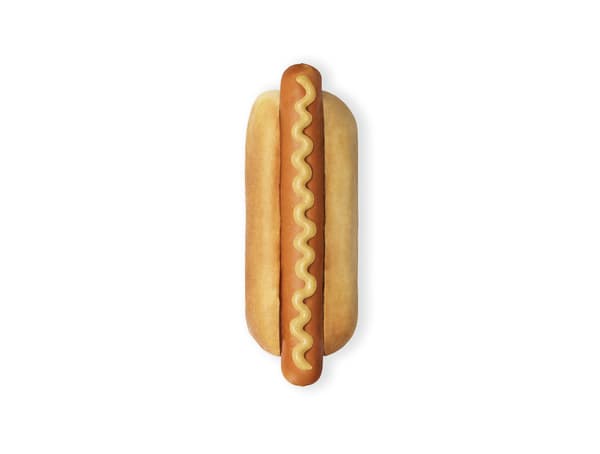 Beef hot dog

