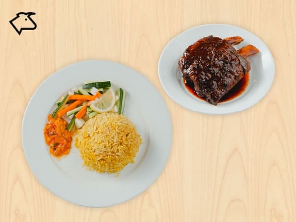 Beef Ribs Masak Hitam 
with Biryani Rice